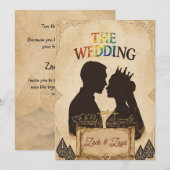 Hochzeitseinladung  einladung (Vorne/Hinten)