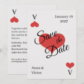 Hochzeitseinladung Einladung (Vorne/Hinten)