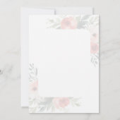 Hochzeitseinladung Einladung (Rückseite)