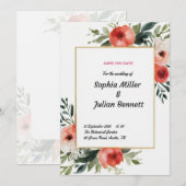 Hochzeitseinladung Einladung (Vorne/Hinten)