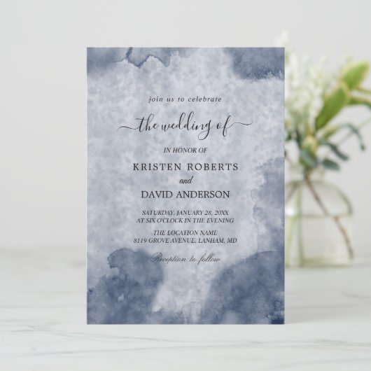 Hochzeitseinladung Einladung (Stehend Vorderseite)