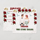 Hochzeitseinladung Einladung (Vorne/Hinten)