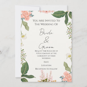 Hochzeitseinladung Einladung