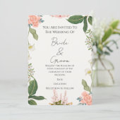 Hochzeitseinladung Einladung (Stehend Vorderseite)