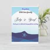 Hochzeitseinladung  einladung (Stehend Vorderseite)