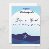 Hochzeitseinladung  einladung (Vorne/Hinten)