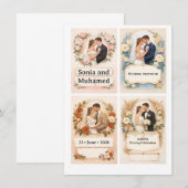 Hochzeitseinladung Einladung (Vorne/Hinten)