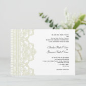 Hochzeitseinladung Einladung (Stehend Vorderseite)