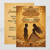 Hochzeitseinladung einladung (Vorne/Hinten)
