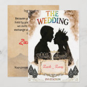 Hochzeitseinladung  einladung (Vorne/Hinten)
