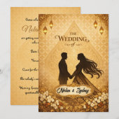 Hochzeitseinladung Einladung (Vorne/Hinten)