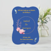 Hochzeitseinladung Einladung (Stehend Vorderseite)