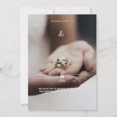 Hochzeitseinladung einladung (Rückseite)