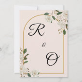 Hochzeitseinladung  einladung (Rückseite)