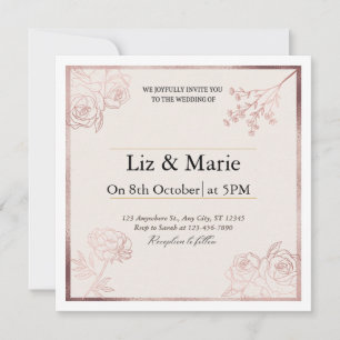 Hochzeitseinladung Einladung