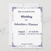 Hochzeitseinladung Einladung (Vorderseite)