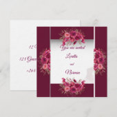 Hochzeitseinladung Einladung (Vorne/Hinten)