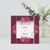 Hochzeitseinladung Einladung (Stehend Vorderseite)