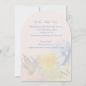 Hochzeitseinladung Einladung (Rückseite)