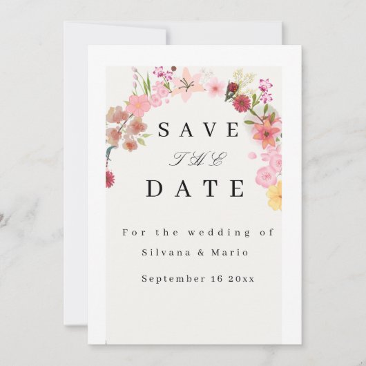 Hochzeitseinladung einladung (Vorderseite)