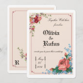 Hochzeitseinladung Einladung (Vorne/Hinten)
