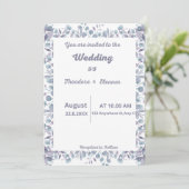 Hochzeitseinladung Einladung (Stehend Vorderseite)