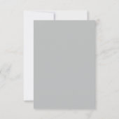 Hochzeitseinladung Einladung (Rückseite)