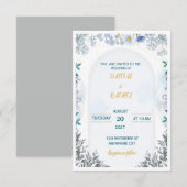 Hochzeitseinladung Einladung (Vorne/Hinten)