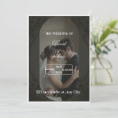 Hochzeitseinladung Einladung (Stehend Vorderseite)