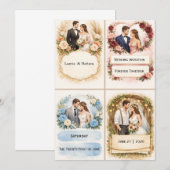 Hochzeitseinladung Einladung (Vorne/Hinten)