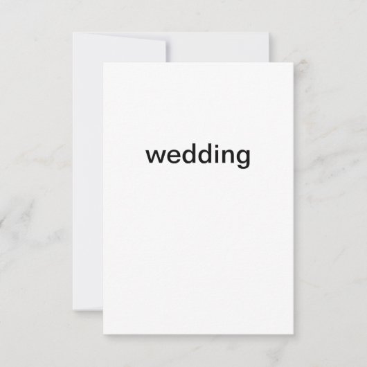 Hochzeitseinladung Einladung (Vorderseite)