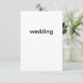 Hochzeitseinladung Einladung (Stehend Vorderseite)