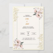 Hochzeitseinladung Einladung (Vorderseite)