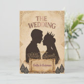 Hochzeitseinladung Einladung (Stehend Vorderseite)