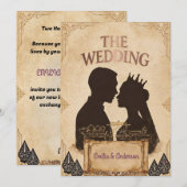 Hochzeitseinladung Einladung (Vorne/Hinten)
