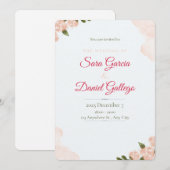 Hochzeitseinladung Einladung (Vorne/Hinten)