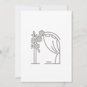 Hochzeitseinladung Einladung (Rückseite)