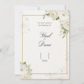 Hochzeitseinladung Einladung (Vorderseite)