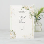 Hochzeitseinladung Einladung (Stehend Vorderseite)