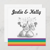 Hochzeitseinladung Einladung (Vorne/Hinten)