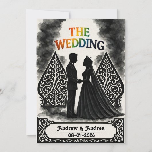 Hochzeitseinladung Einladung (Vorderseite)