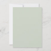 Hochzeitseinladung Einladung (Rückseite)