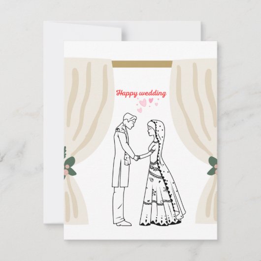 Hochzeitseinladung  einladung (Vorderseite)