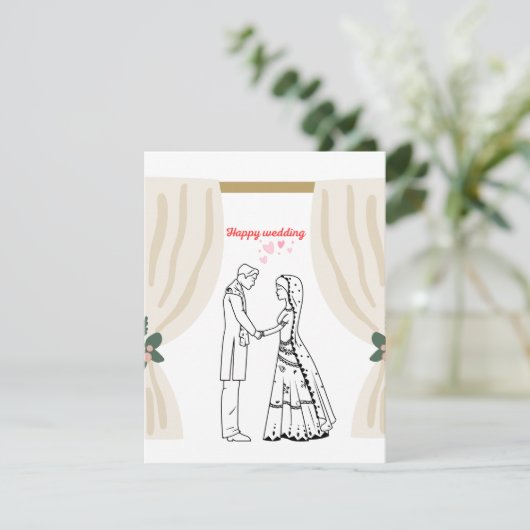 Hochzeitseinladung  einladung (Stehend Vorderseite)