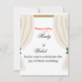 Hochzeitseinladung  einladung (Rückseite)