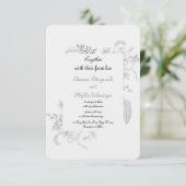 Hochzeitseinladung Einladung (Stehend Vorderseite)