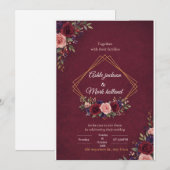 Hochzeitseinladung Einladung (Vorne/Hinten)