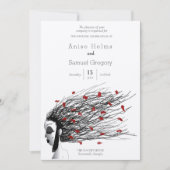 Hochzeitseinladung Einzigartig, skurril Einladung (Vorderseite)