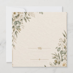 Hochzeitseinladung Elegant Europäische Botanik Einladung