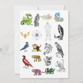 Hochzeitseinladung Elegante klassische Schriftkart Feiertagskarte (Rückseite)